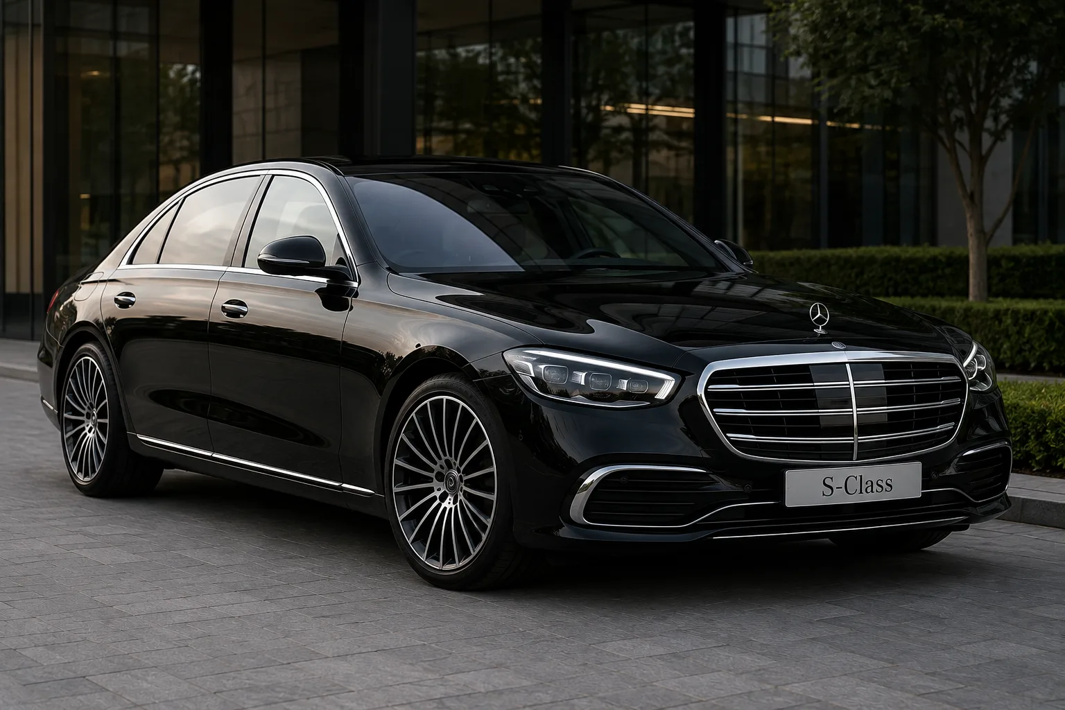 Mercedes-Benz S-Class First Class chauffeur vehicle
